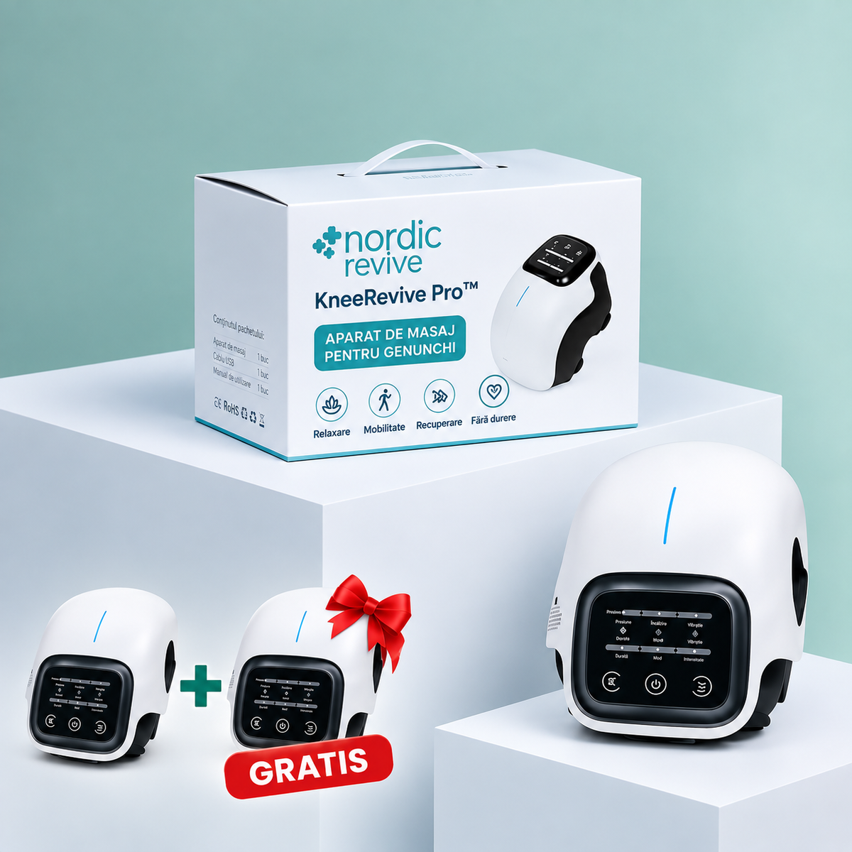 KneeRevive Pro™ - aparat de masaj